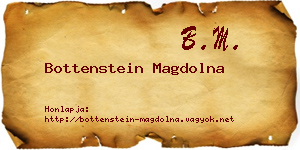 Bottenstein Magdolna névjegykártya